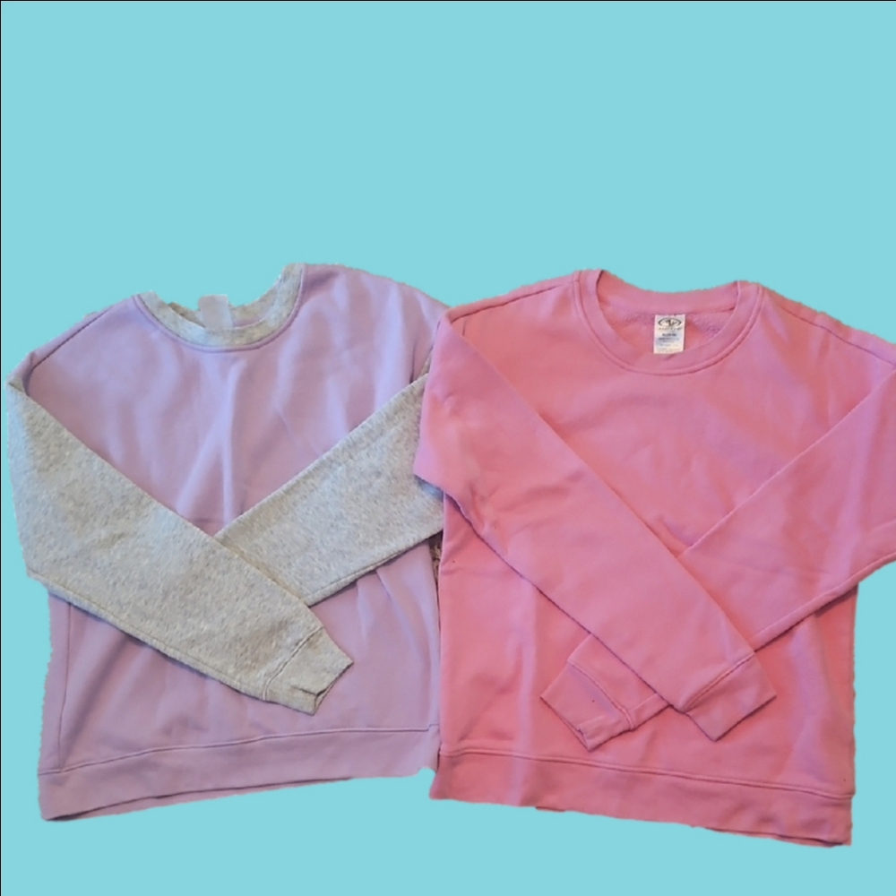 Athletic Works Pink and Lavender Kids Sweatshirts